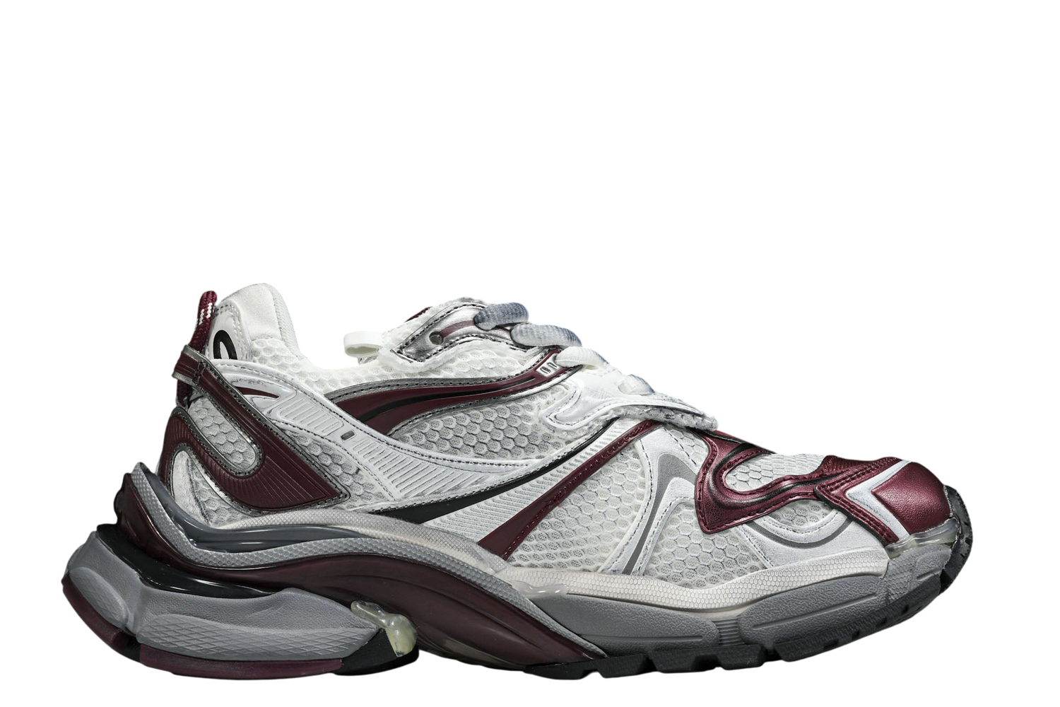 Burgundy Balenciaga B Runner Sneakers: Luxury Athletic Footwear for Style and Comfort