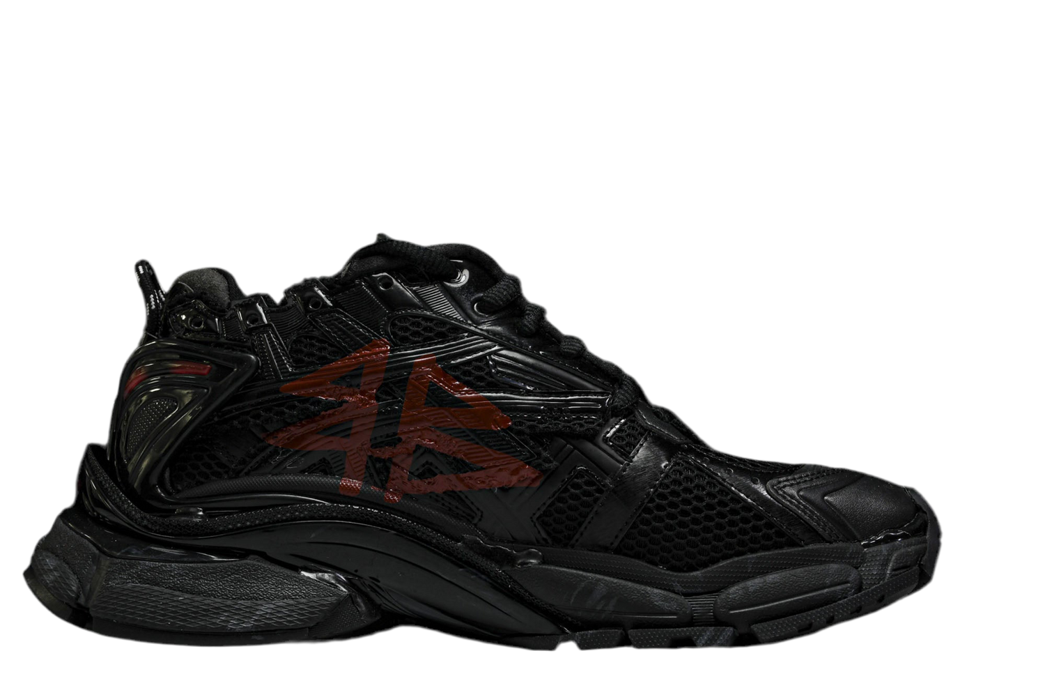 Balenciaga Runner Graffiti Black Red Men's Sneakers - Stylish, Comfortable, Durable