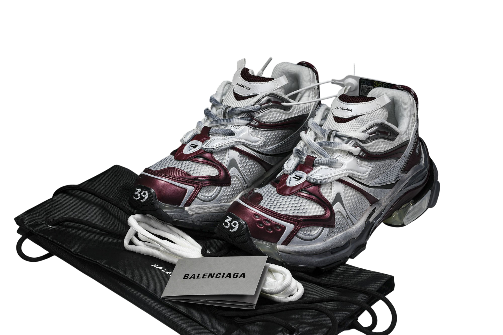 Burgundy Balenciaga B Runner Sneakers: Luxury Athletic Footwear for Style and Comfort